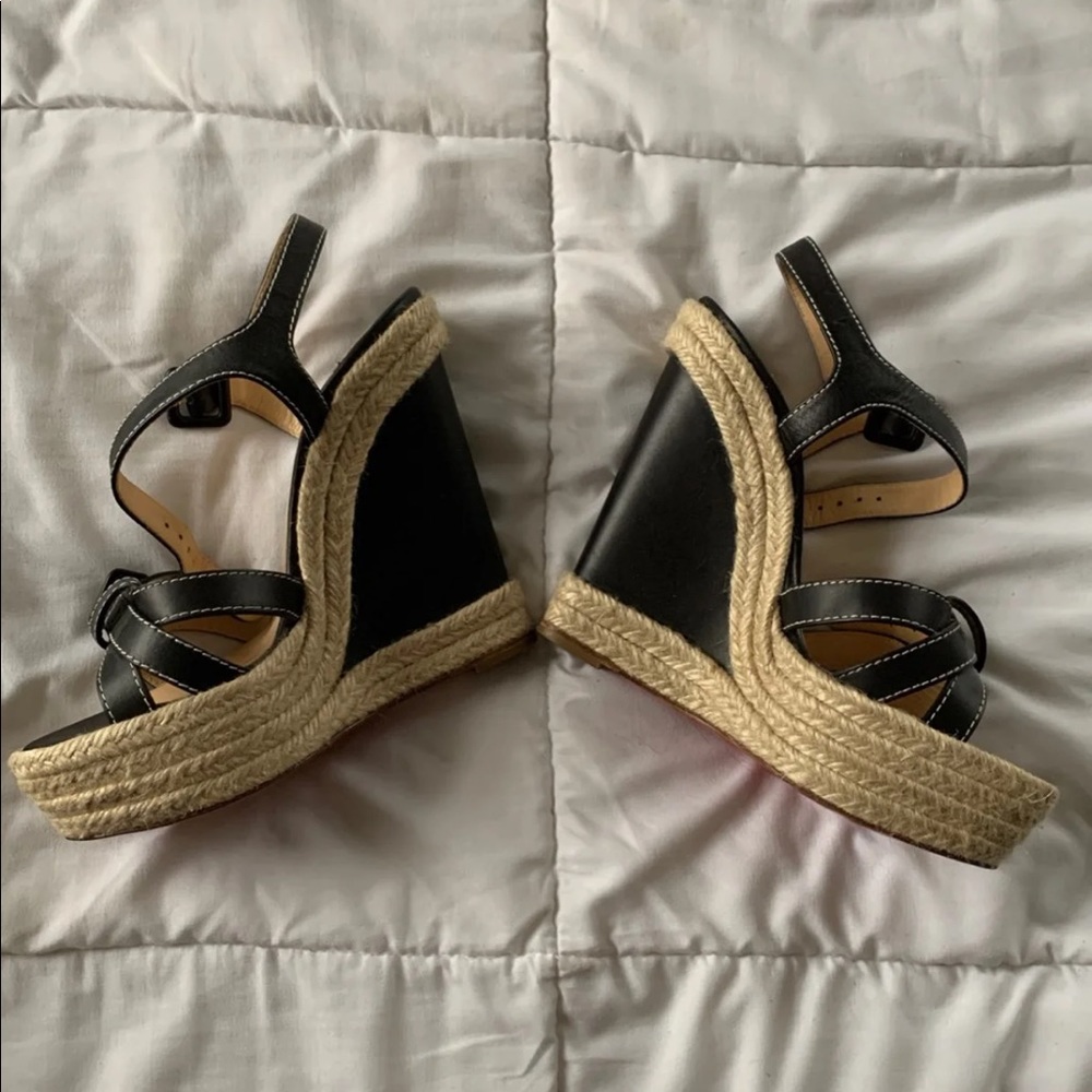 Christian Louboutin espadrille wedges - Picture 3 of 6